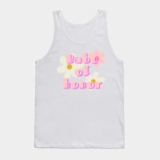 Babe of honor maid of honor fun colorful groovy Tank Top